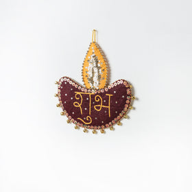  Buy Shubh Labh - Hand Embroidered Ghungroo & Beadwork Hanging 