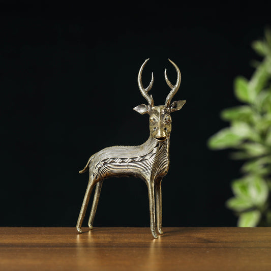Deer - Tribal Odisha Dokra Handmade Decor Item
