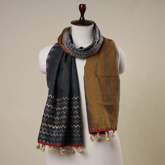 kantha embroidery stole