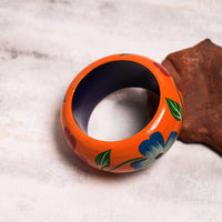 handpainted wooden bangle