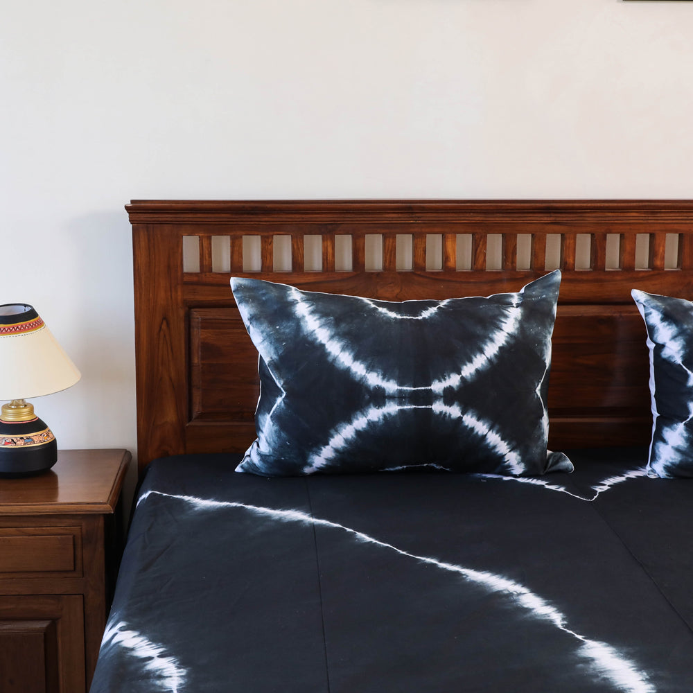 Shibori Double Bed Cover Set