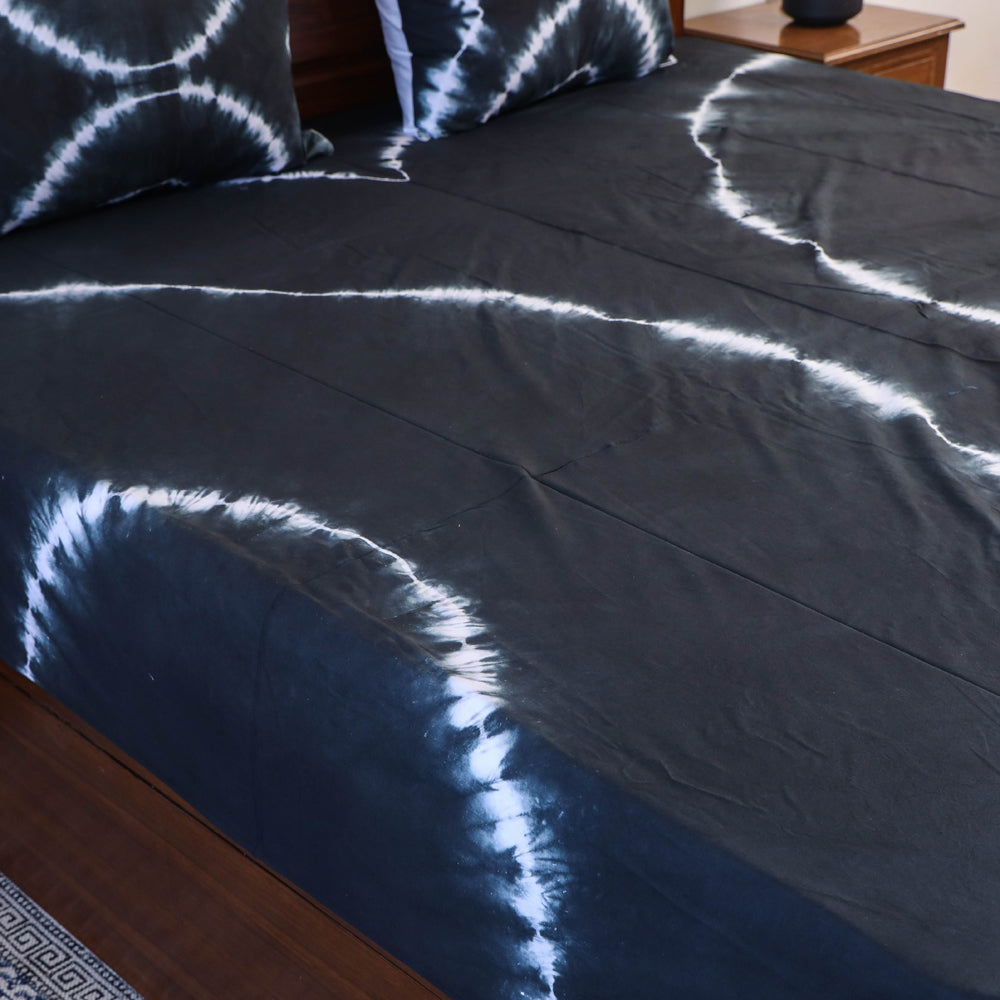 Shibori Double Bed Cover Set