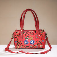 crewel embroidery hand bag