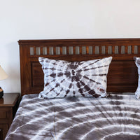 shibori double bed cover set