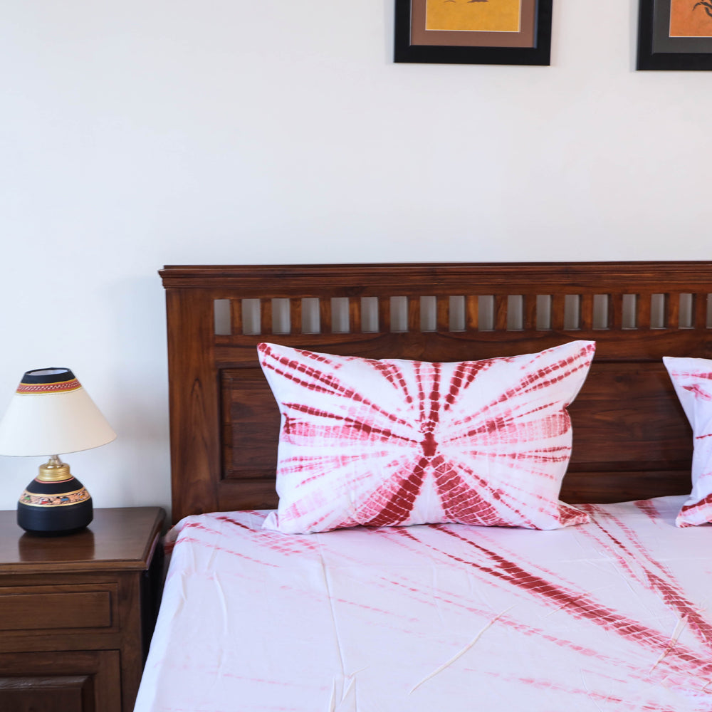 shibori double bed cover set