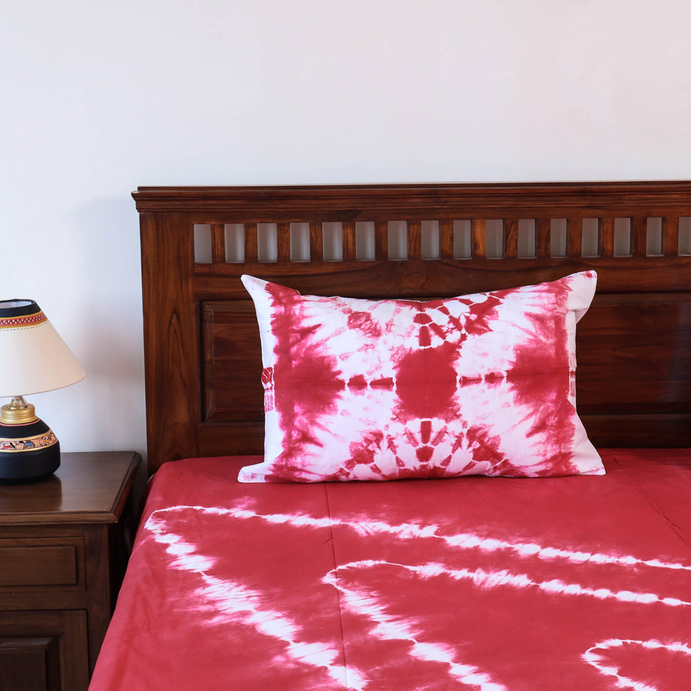 shibori double bed cover set