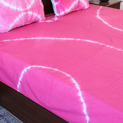 shibori double bed cover set