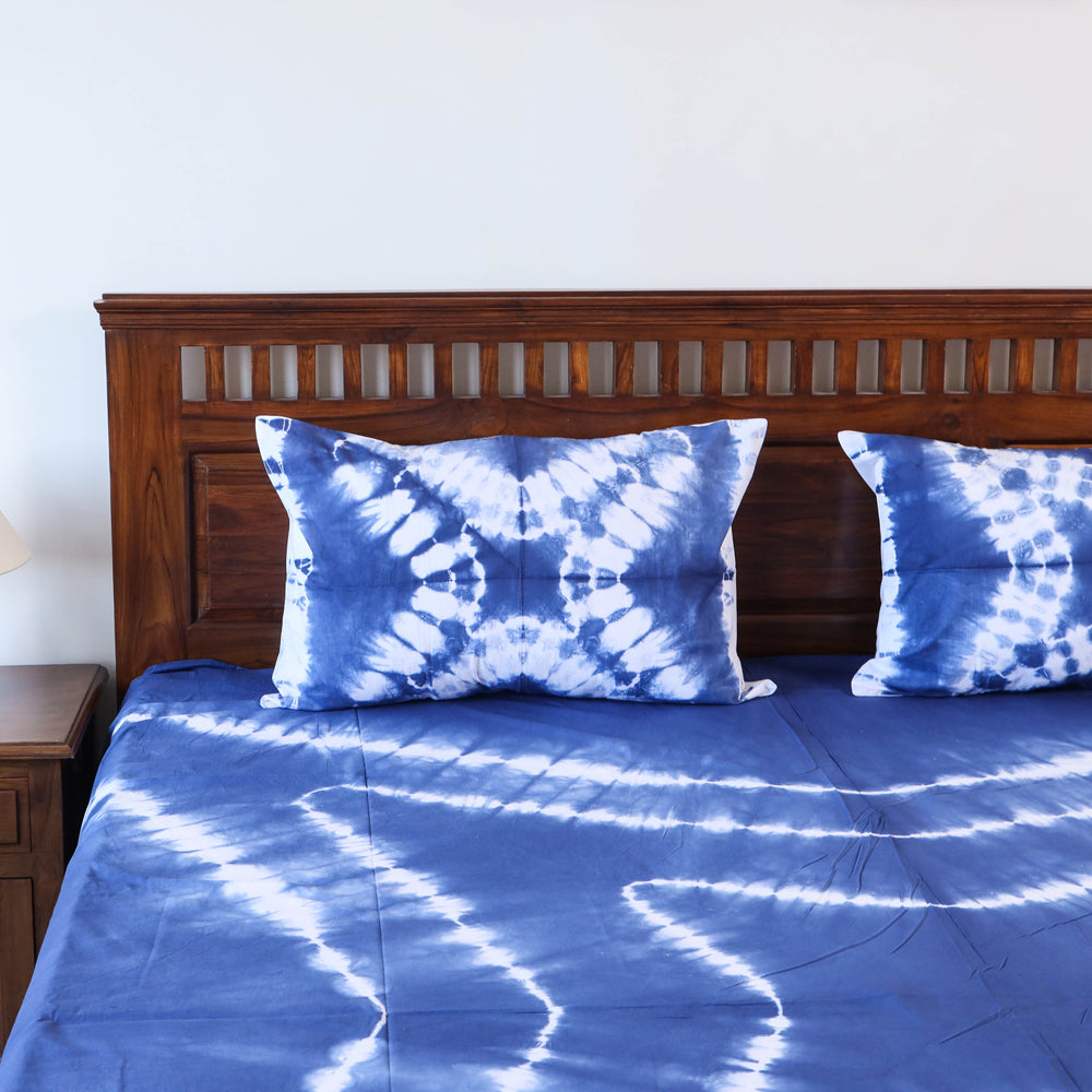 Shibori Double Bed Cover Set