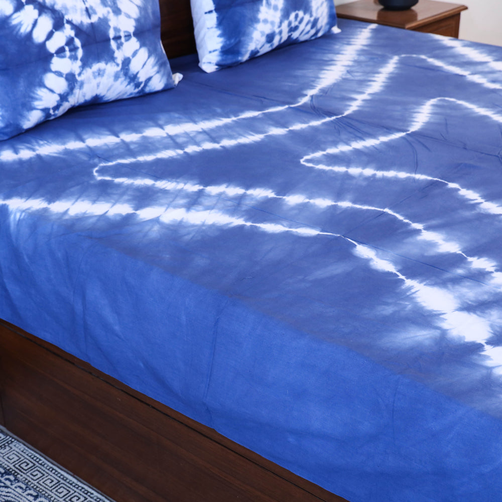 Shibori Double Bed Cover Set