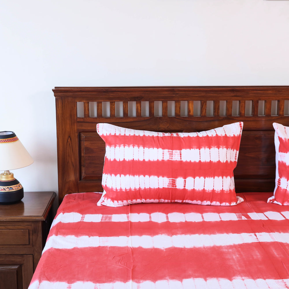 Shibori Double Bed Cover Set