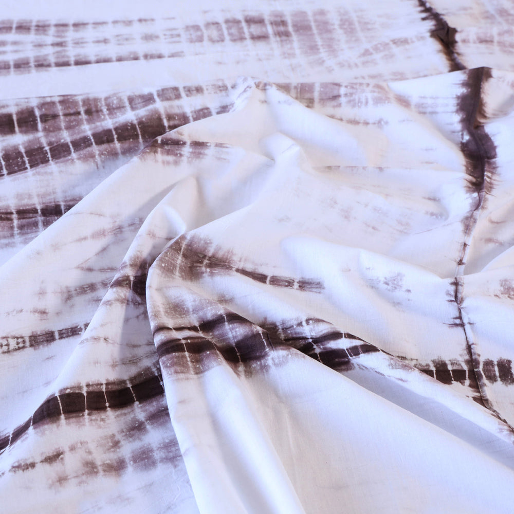 shibori double bed cover set