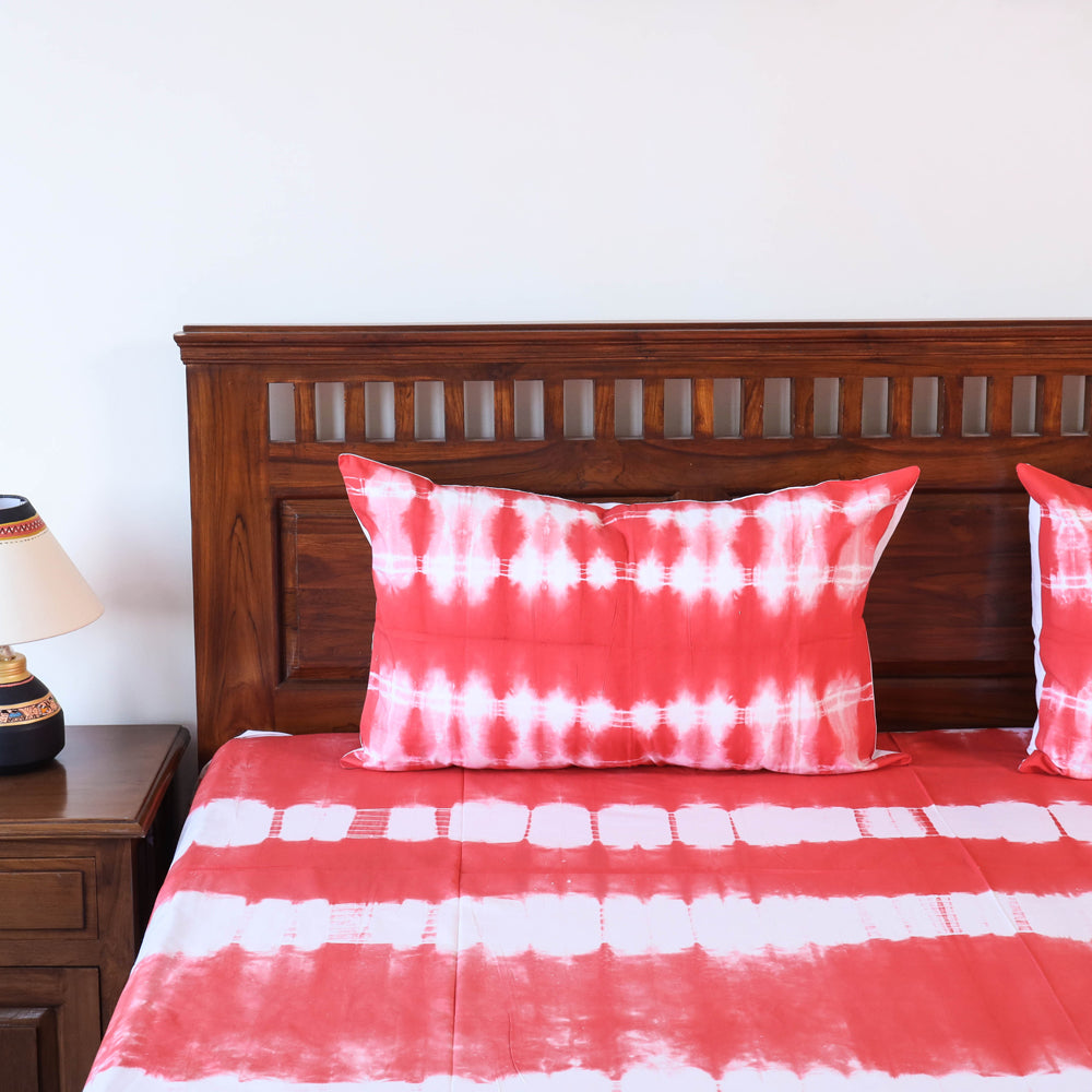 shibori double bed cover set