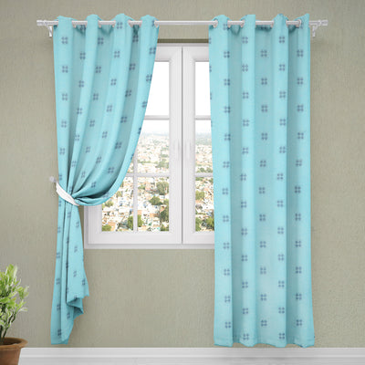 Jacquard Pure Cotton Fabric Door Curtain (85 x 40 in)