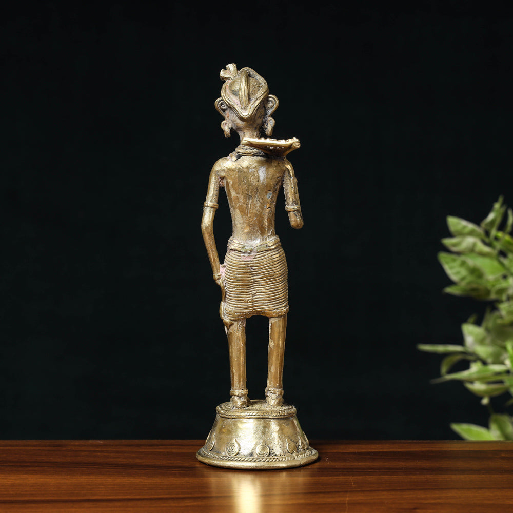 Tribal Bastar Dokra Craft - Man Statue