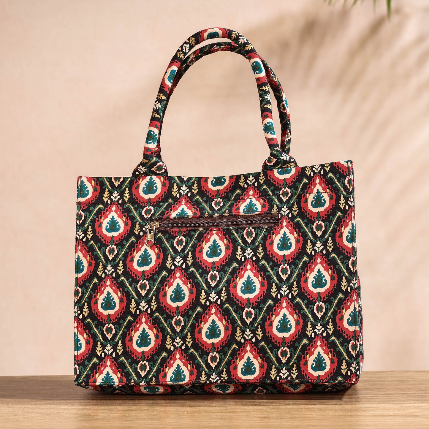 Handcrafted Printed Cotton Hand Bag (Set of 2)