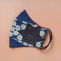  Ajrakh Block Printed Cotton 3 Layer Maska Snug Fit Face Cover 