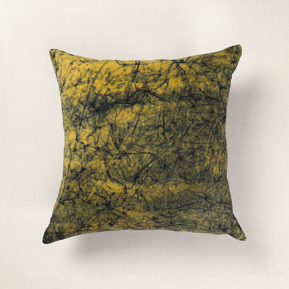 Hand Batik Printed Cotton Cushion Cover (16 x 16 in)