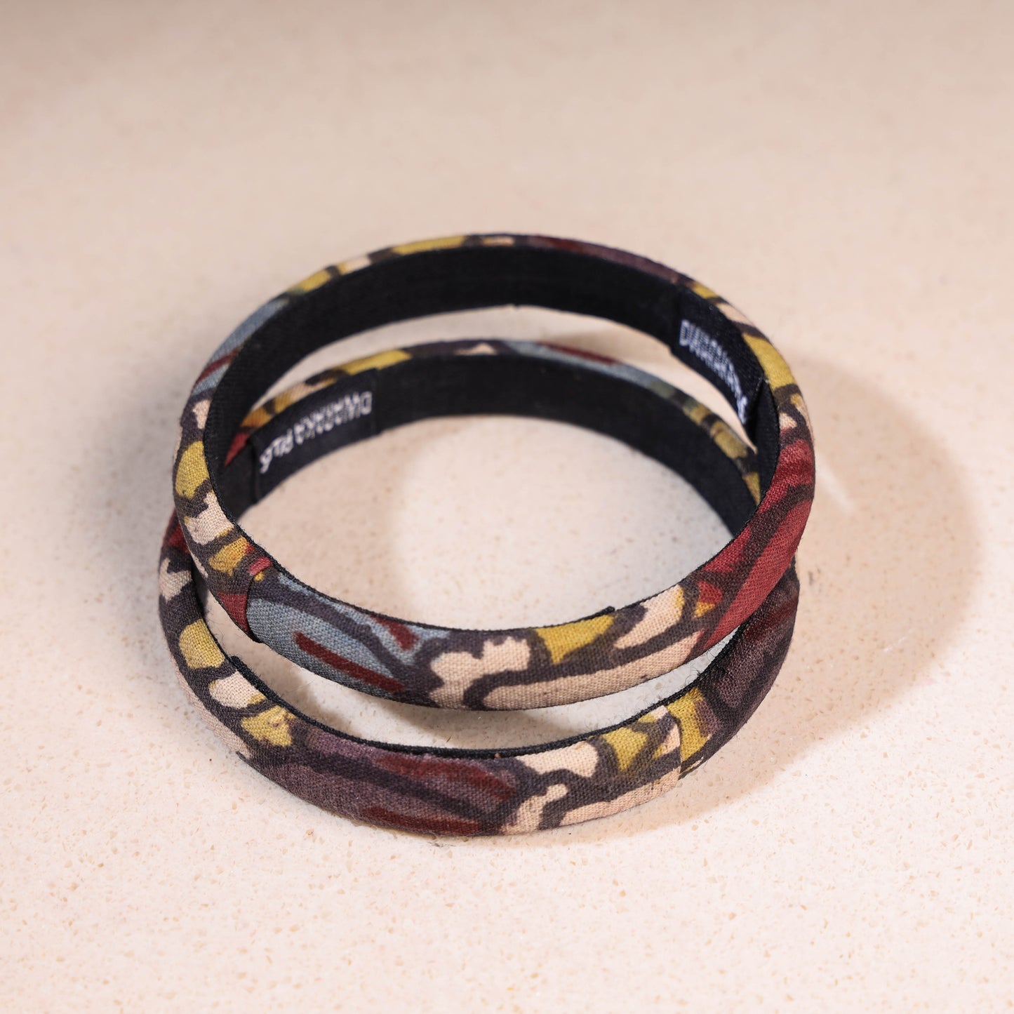 Handpainted Kalamkari Natural Dyed Bangle (Set of 2)