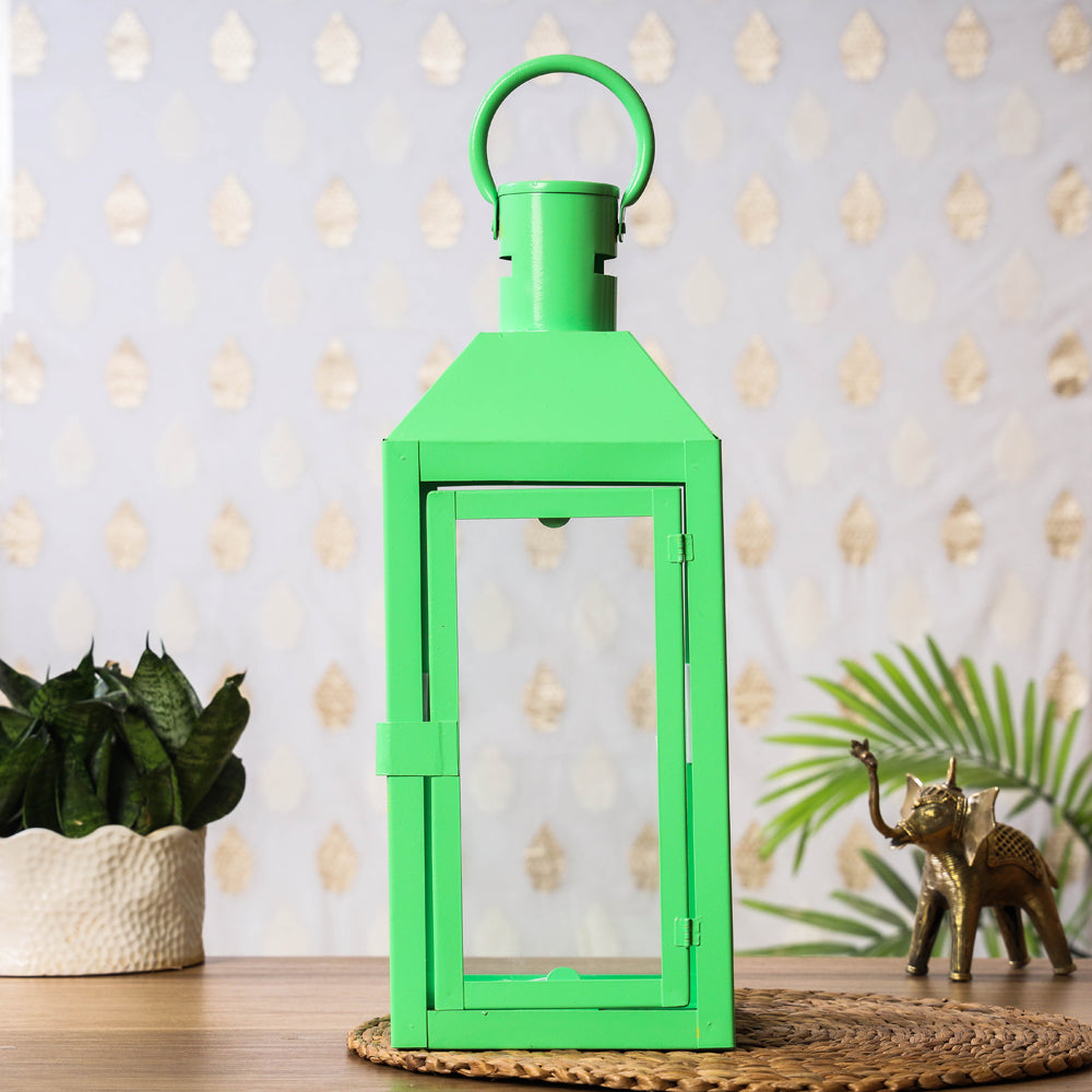 Decorative Handmade Hanging Iron Lantern (Medium)