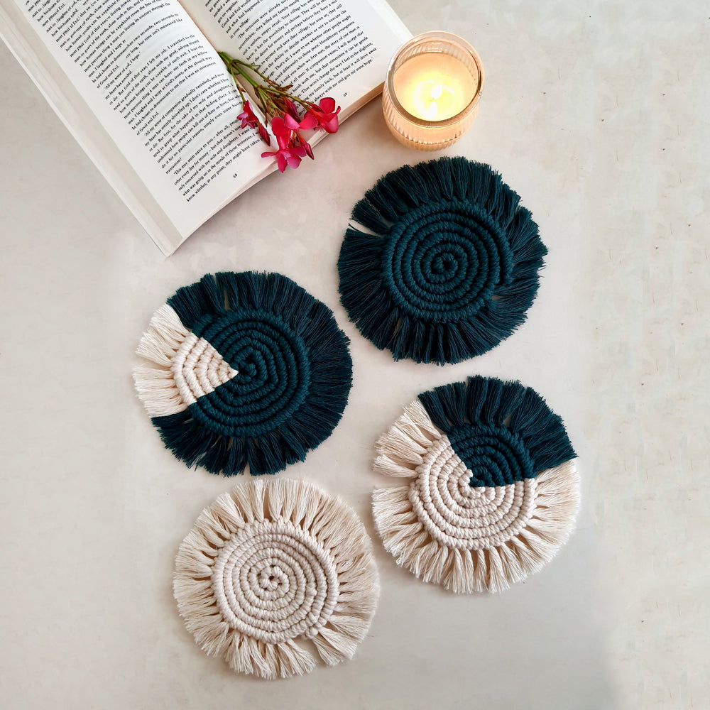 macrame coasters