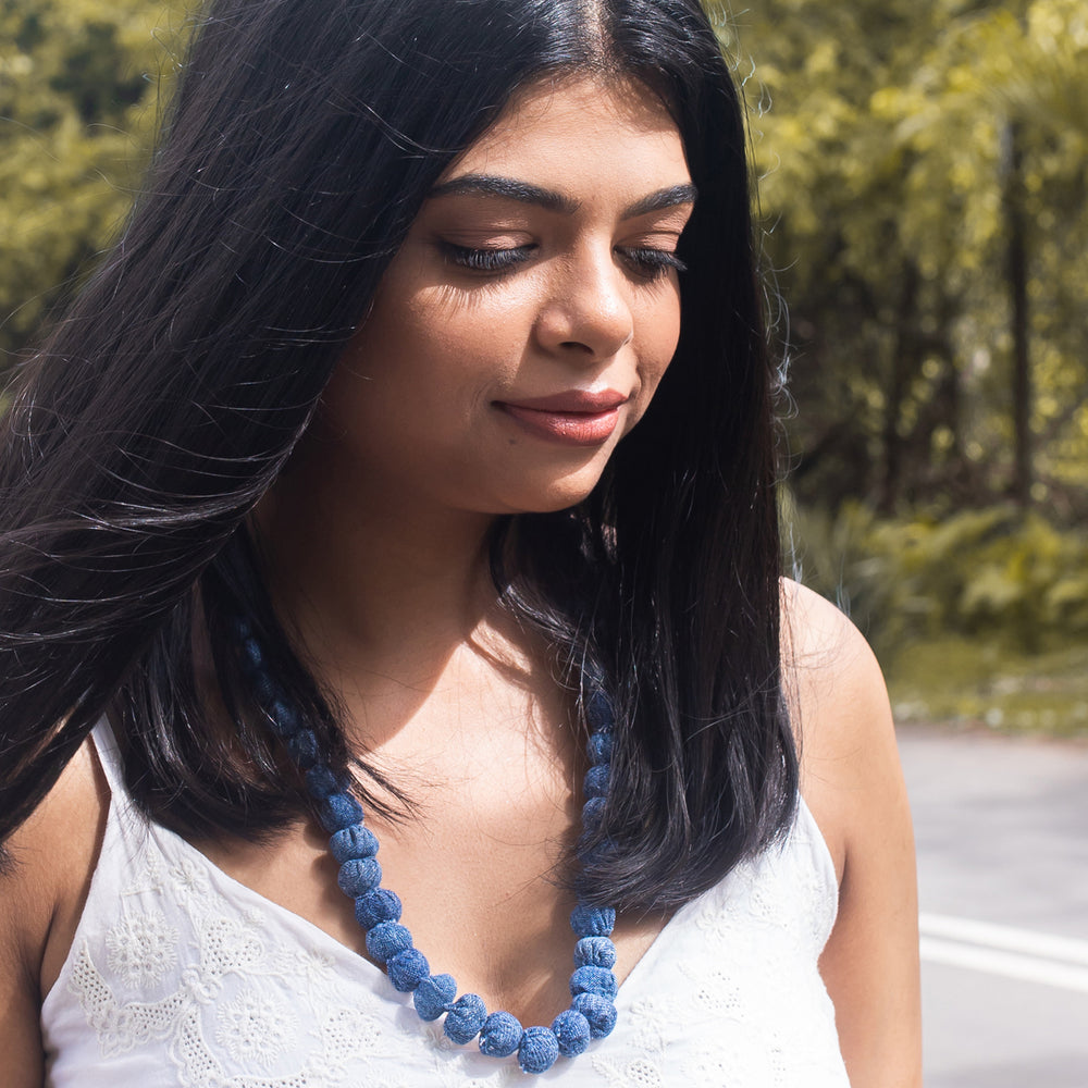 Upcycled Jeans Necklace