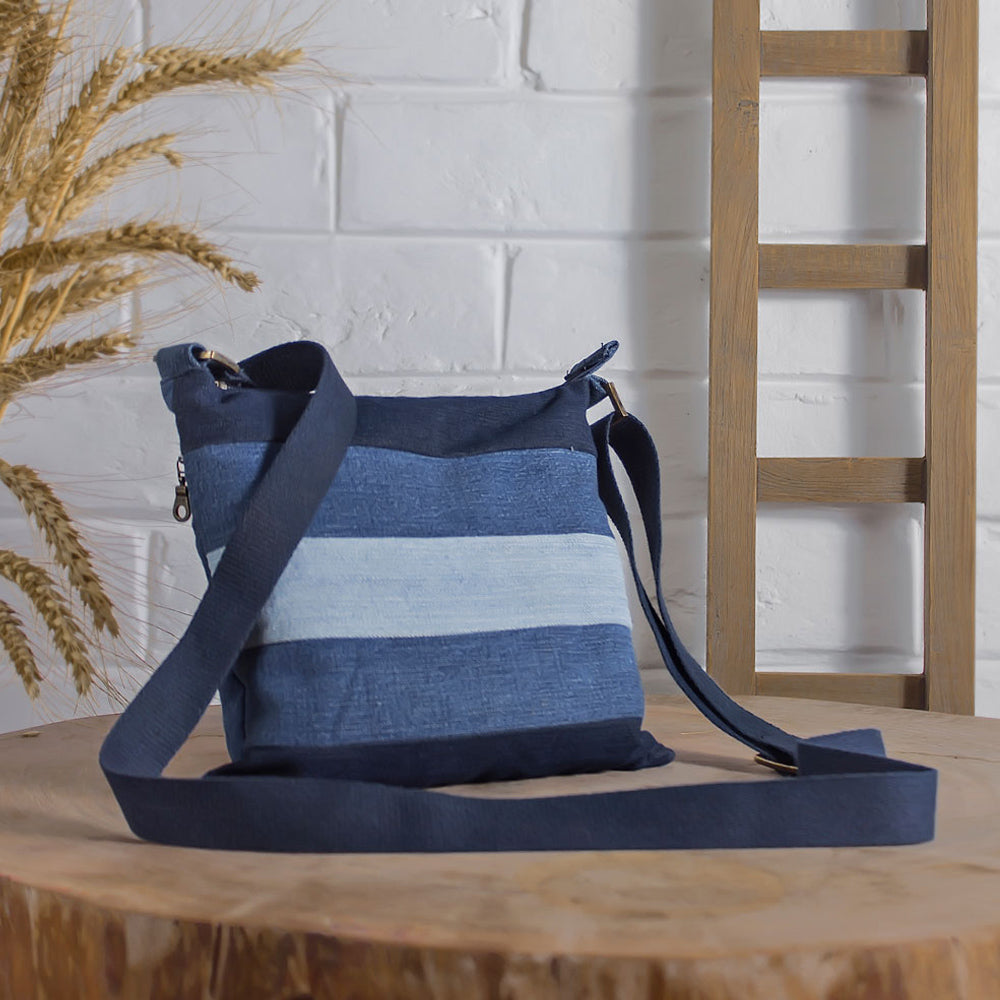 Buy Upcycled Denim Bare Tote Online On Zwende