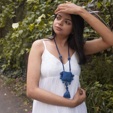 Upcycled Jeans Necklace