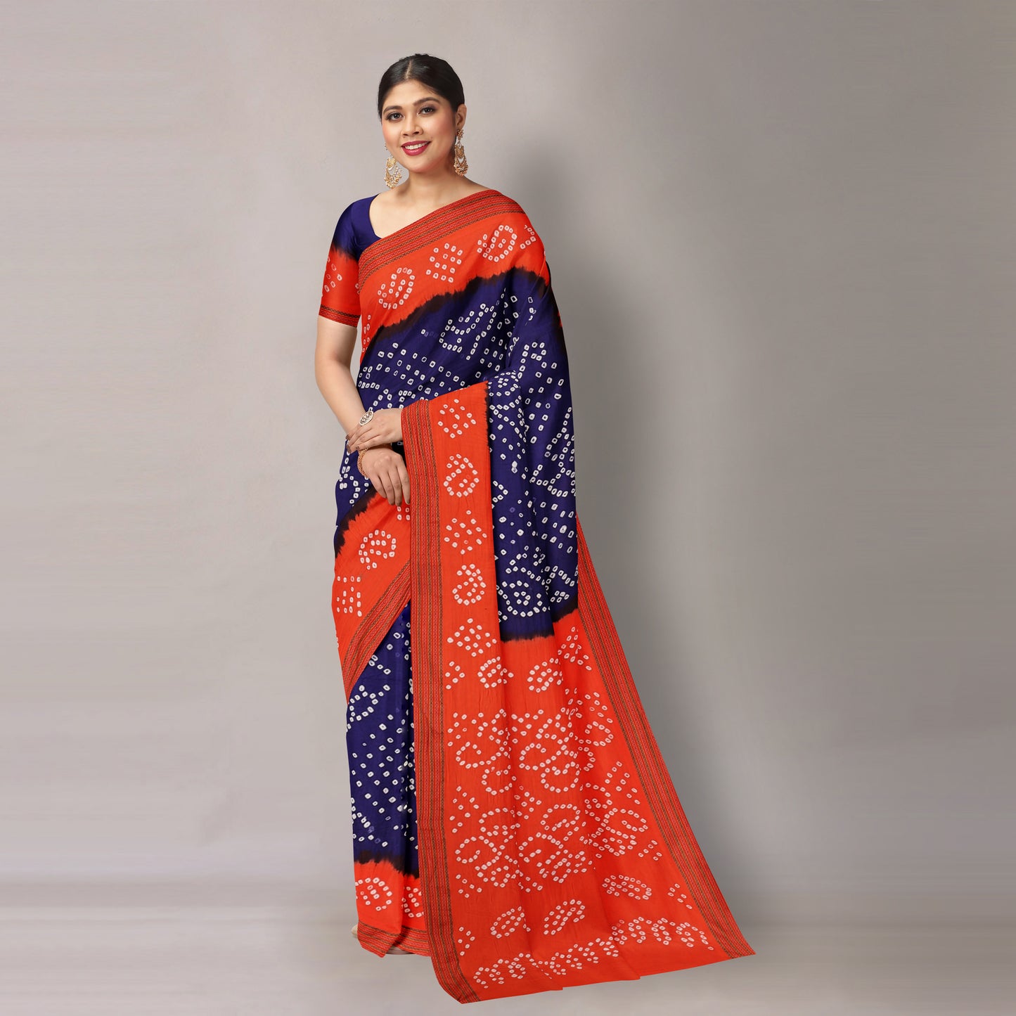 bandhani saree