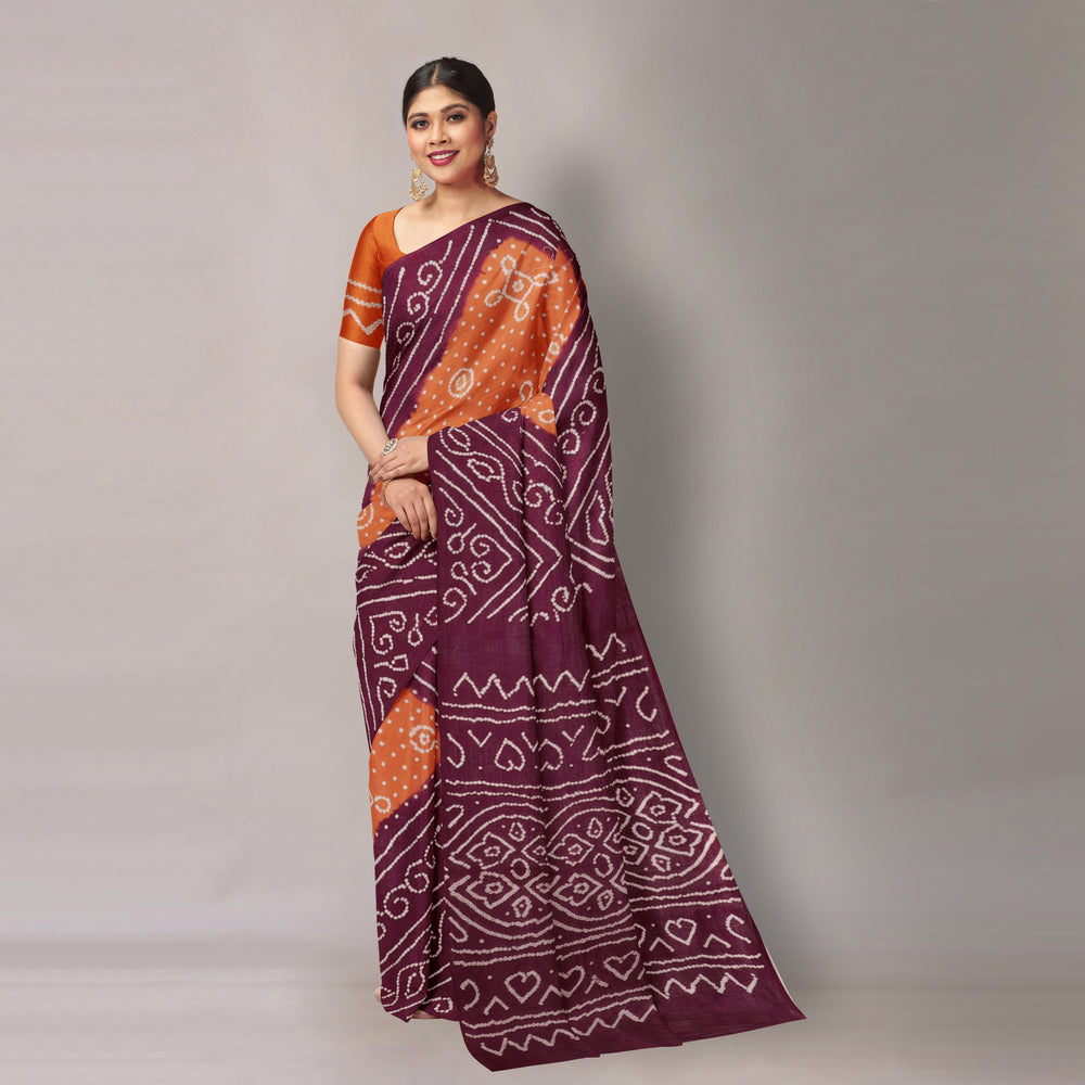 bandhani saree
