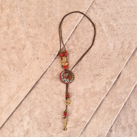 King Menes' Handcrafted Tribal Dhokra Necklace