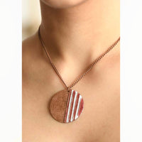 copper & brass necklace