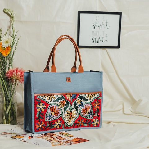 embroidery tote bag 