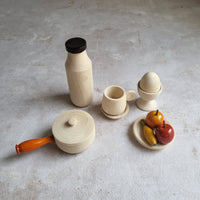 wooden breakfast set