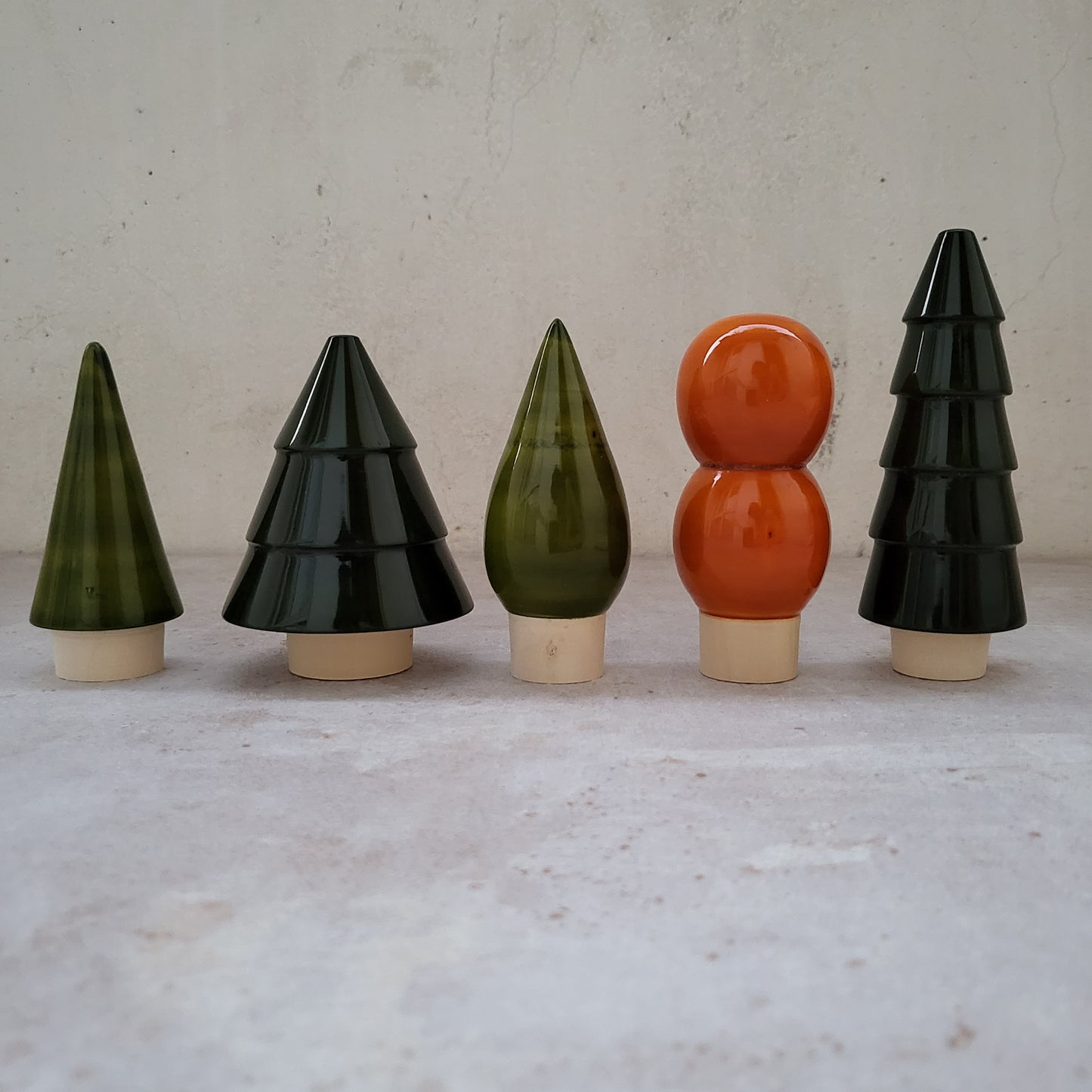 Handcrafted Wooden Forest Set