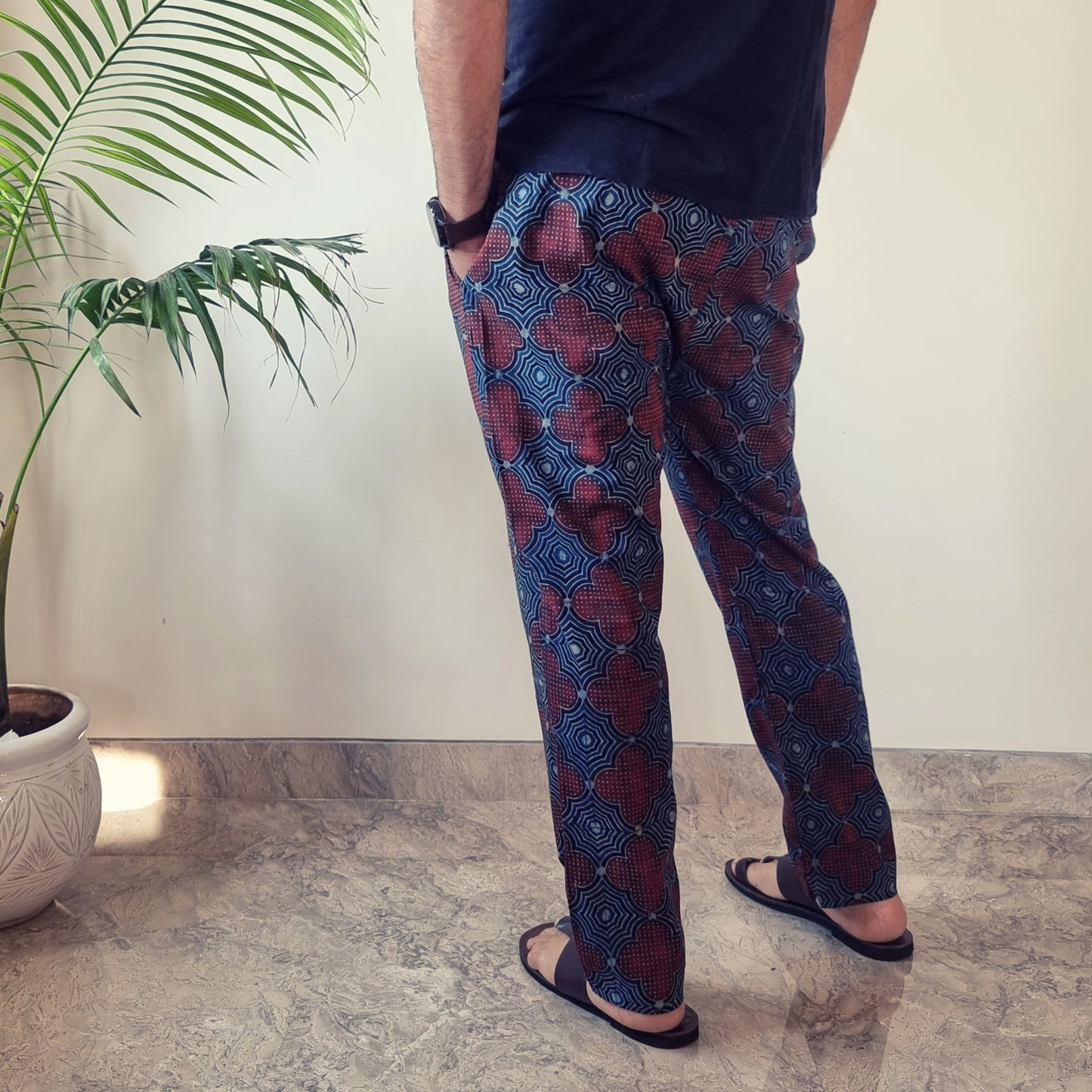 Ajrakh Block Printed Men’s Pyjama