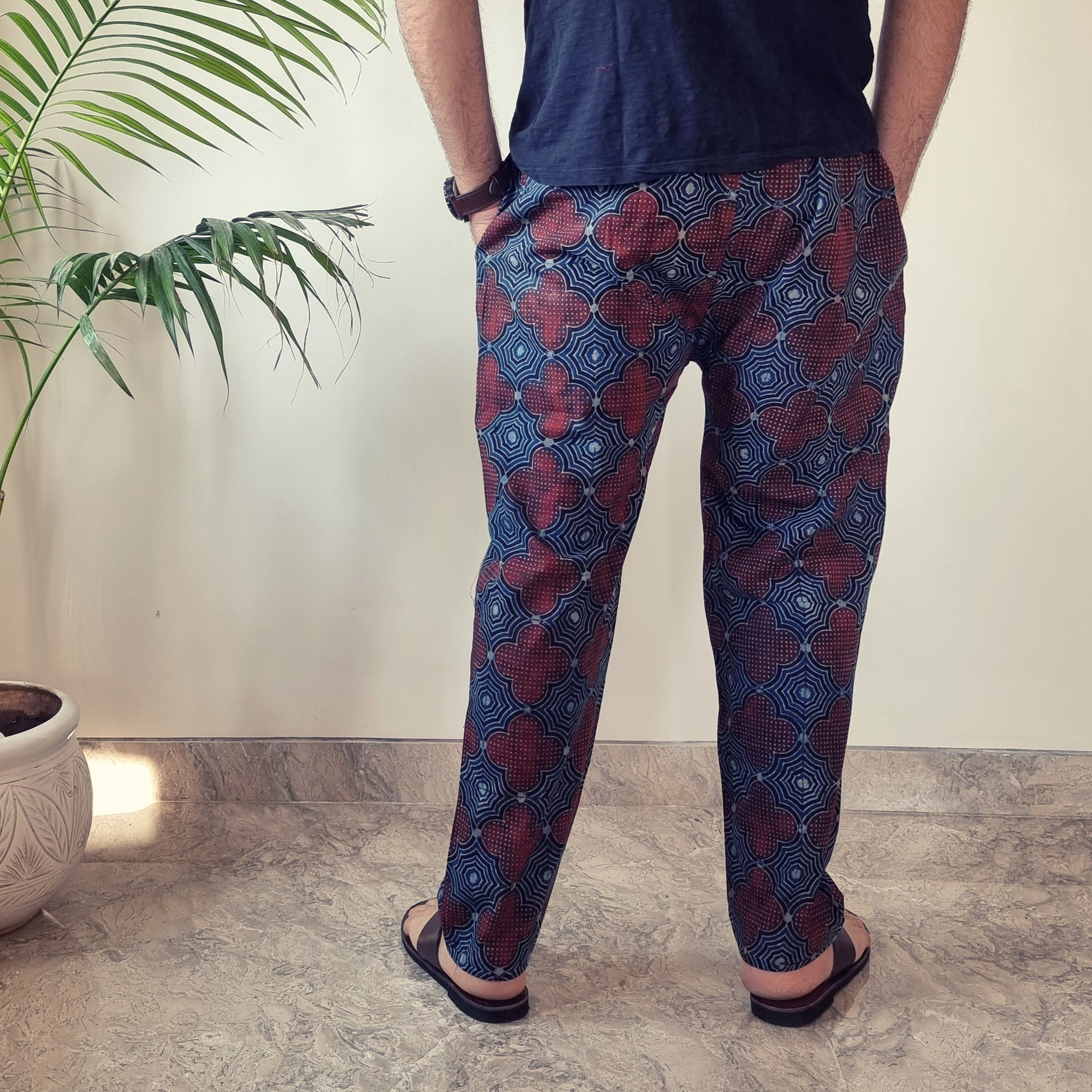 Ajrakh Block Printed Men’s Pyjama