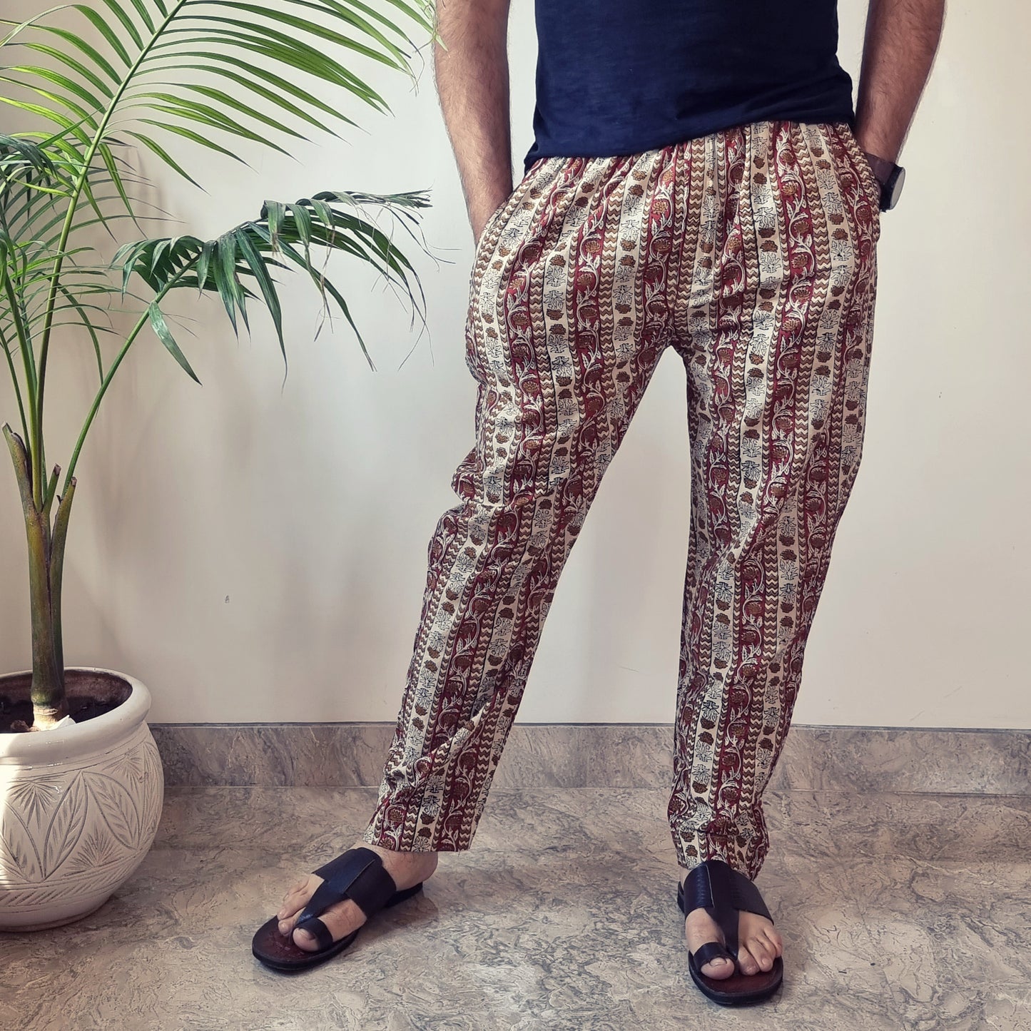 Bagru Block Printed Men’s Pyjama