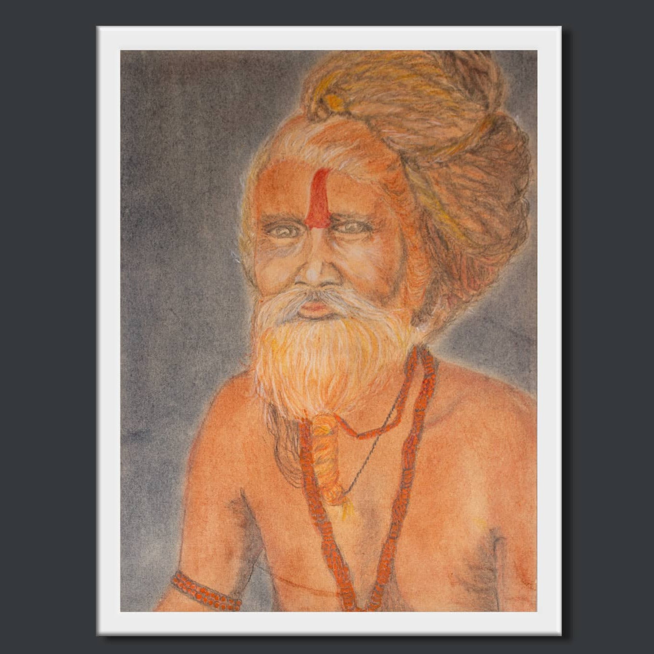 INVISIBLE LIVES - Art Work by Meenakshi Ratnakar (38 cm x 30 cm)