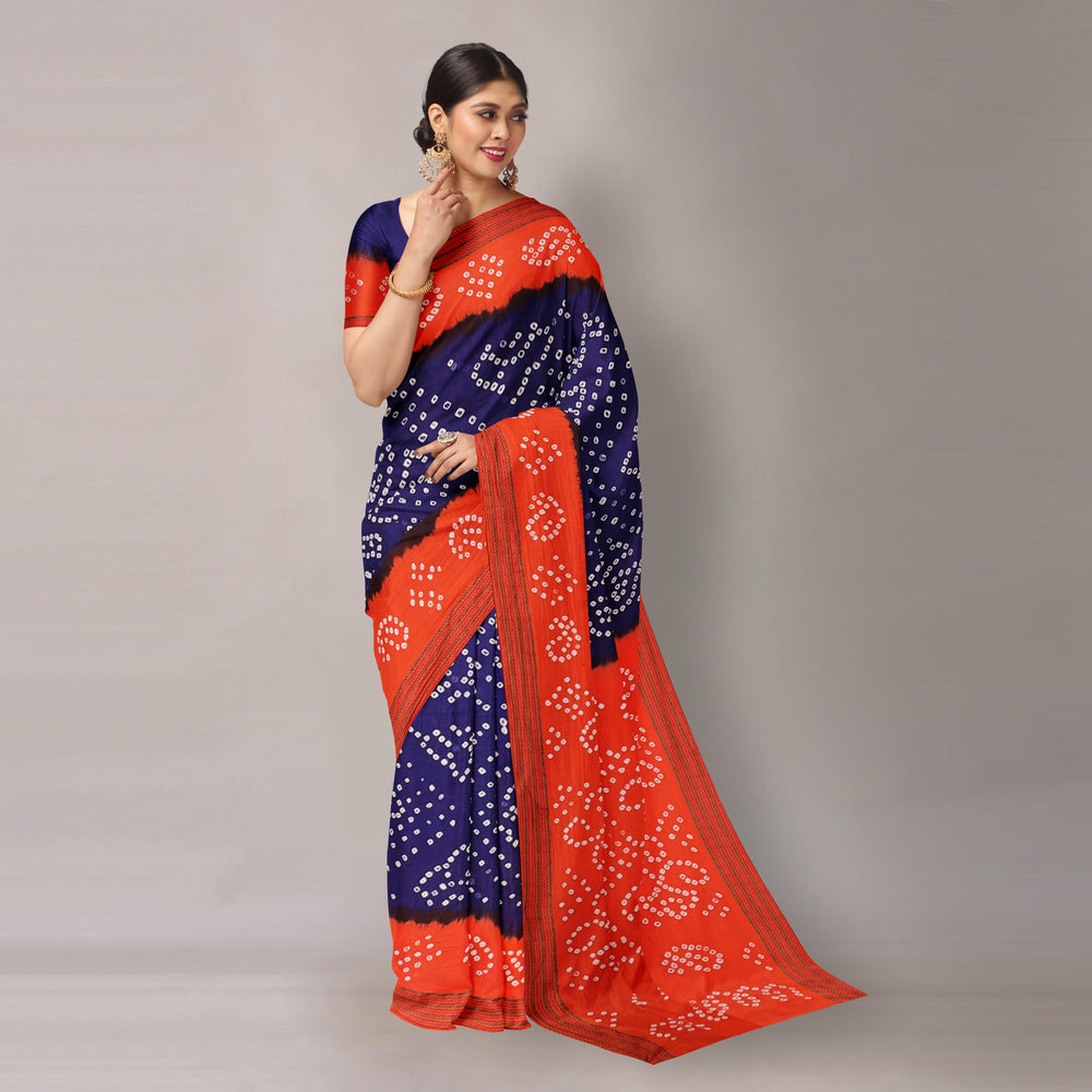 bandhani saree