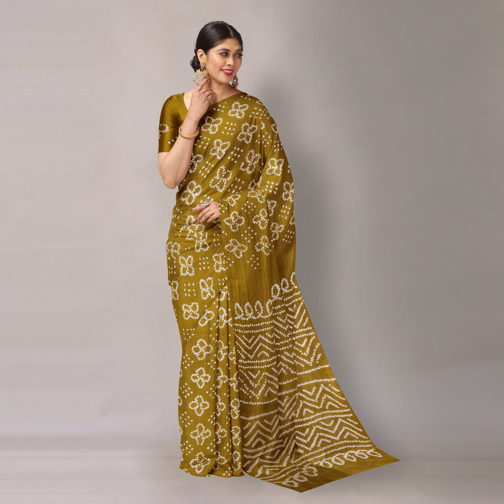 bandhani saree