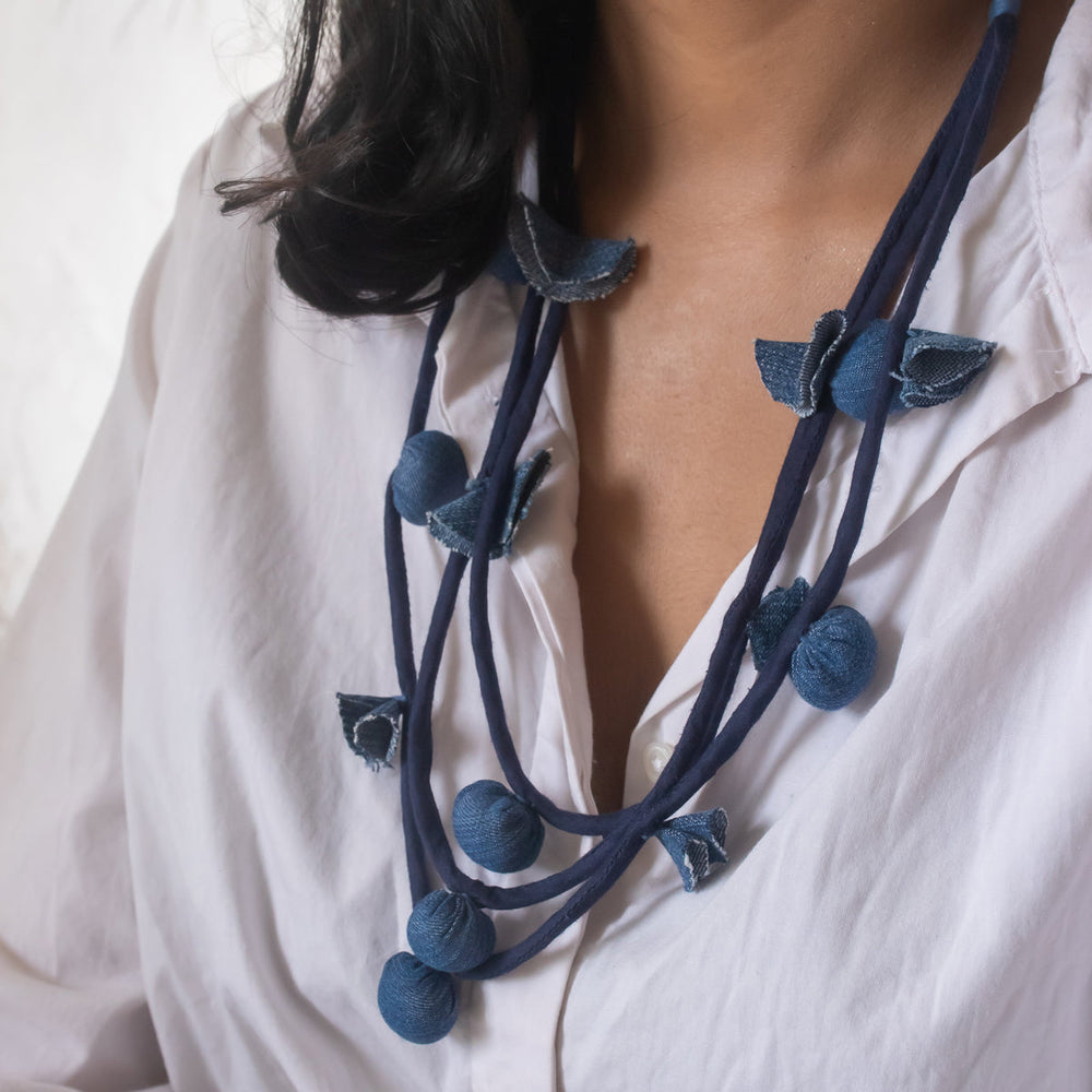 Upcycled Jeans Necklace