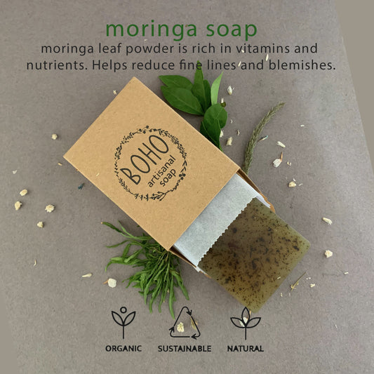 Moringa & Sage - Handmade Boho Artisanal Soap