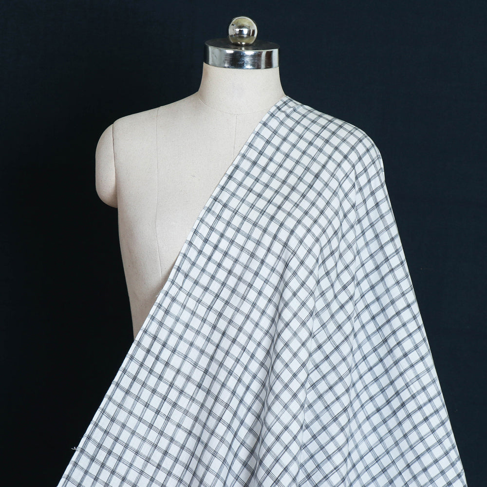 White - Bengal Pure Handloom Cotton Fabric