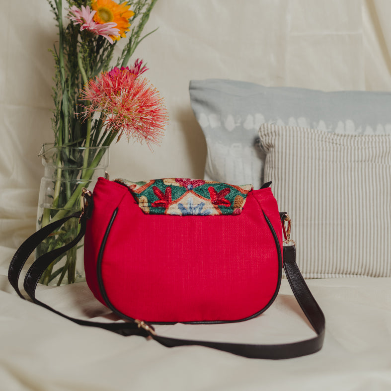 Embroidery Sling Bag
