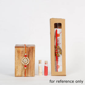  Handmade Stuffed With Glass Tiny Bottle Kids Rakhi 