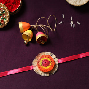 Chakra - Handmade Paper Quilling Rakhi & Lumba Set