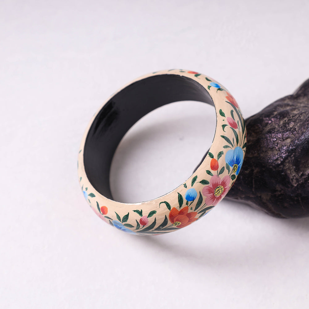 handpainted wooden bangle