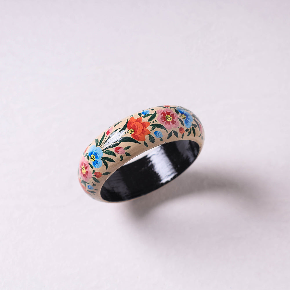 handpainted wooden bangle