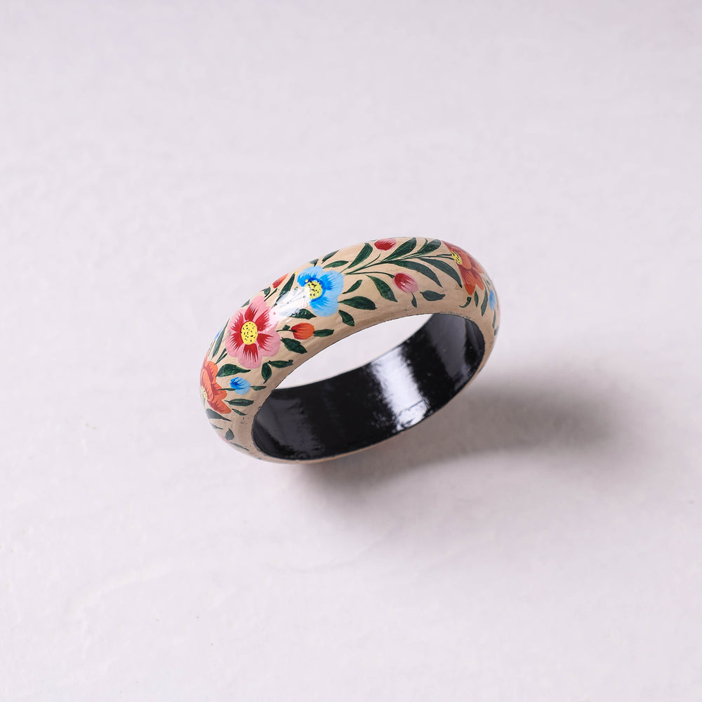 handpainted wooden bangle