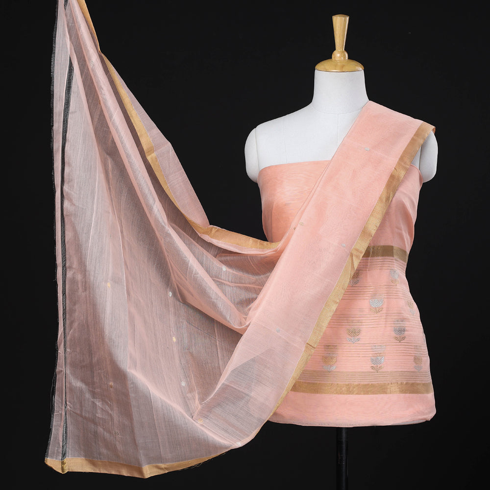 chanderi silk dress material